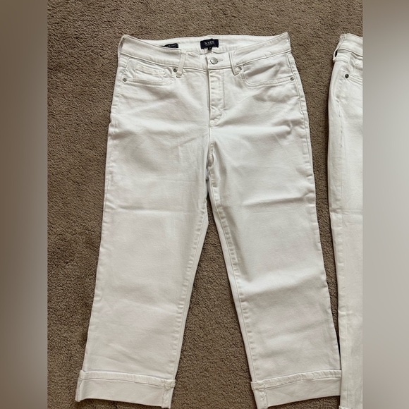 NYDJ Women’s White Denim Jeans- Two pairs. Size 10. - Picture 3 of 10